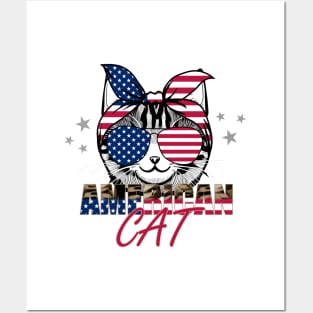 American Cat Posters and Art